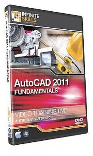 InfiniteSkills Essential AutoCAD 2011 Tutorial / Training DVD ROM