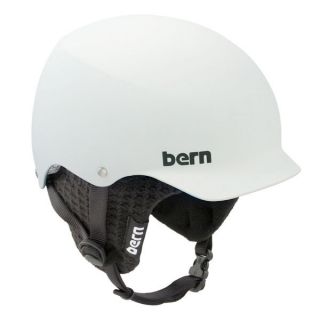 Bern Baker Hard Hat Snowboard Ski Skate Helmet 2012 Matte White/Black 