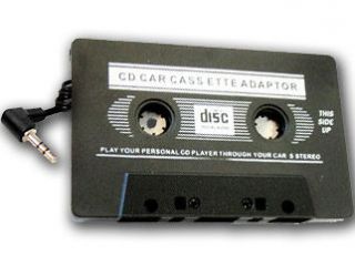 Cassette Tape Car Adapter/Adaptor for CD, , iPod Music Players