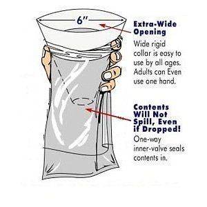 Pack Convenience Bag for Vomit and Urine Disposal