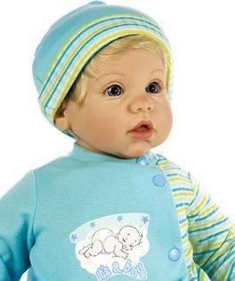 New Lee Middleton Cuddle Babies Boy Little Peanut Blonde with Blue 