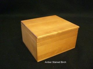 New Wooden Tea Box, Tea Chest, Tea Caddy 46 bag, Various Woods 
