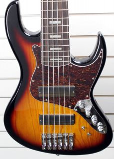 Bass Mods K6 Pro 6 String Bass 3 tone Ebony wood Pickups ken smith 