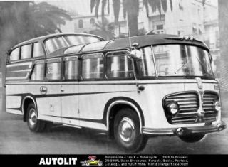 1955 Fiat 642RN Barbi Galileo Bus Factory Photo