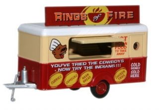 Oxford 76TR008 Rings of Fire Indian Food Mobile Trailer 1/76 New in 