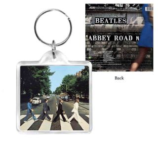 The Beatles Abbey Road Promotion Album Necklace Keychain, Keyring
