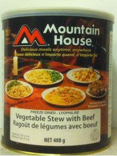 Mountain House Freeze Dried Food   Single #10 Cans