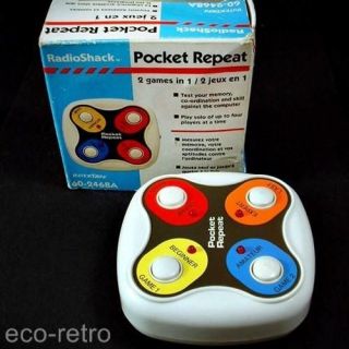 Pocket Repeat   Vintage Handheld Battery Operated Game by Radio Shack