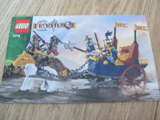 Newly listed LEGO CASTLE INSTRUCTION MANUAL 7078 KINGS BATTLE CHARIOT
