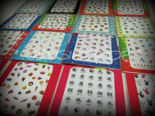 Select any 3D Nail Art Decal Accessory Stickers * Decals 4 holiday 