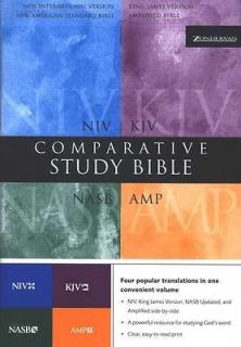 Comparative Study Bible KJV, NIV, NASB, Amplified Bible parallel 