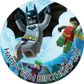 VIDEO GAME BATMAN ICING BIRTHDAY CAKE TOPPER