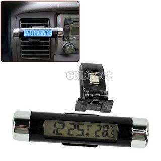 Car Bicycle LCD Clip on Digital backlight Automotive Thermometer 