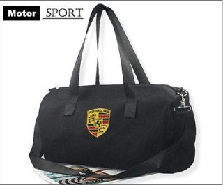   Tote Shoulder Weekend Bag Canvas Black PORSCHE Car Gift COLOUR S