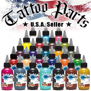 StarBrite Tattoo Ink New 25 Color Set 1/2 oz .5 ounce
