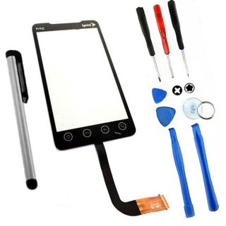 FOR HTC EVO 4G 4 TOUCH LENS SCREEN DIGITIZER REPLACEMENT +TOOL
