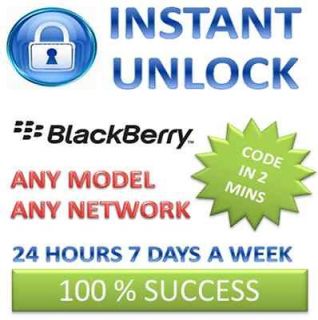 Blackberry 8520 9300 9790 9360 9380 9900 9930 9700 Unlock Code For 