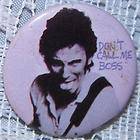 Vintage BRUCE SPRINGSTEEN ROCK THE BOSS Promo Button Pin Badge Pinback 