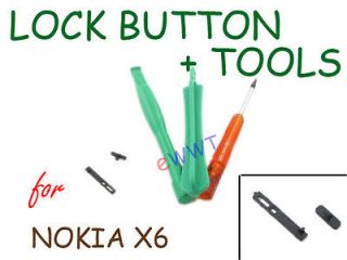   Side Key Lock Button Set Repair Part Unit+Tools for Nokia X6 BVMA208