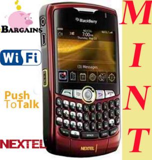   SHIPPING MINT Nextel IDEN Sprint RIM Blackberry Curve 8350i PDA Phone