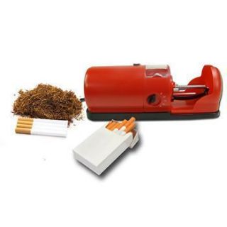 RED CIGARETTE TOBACCO ELECTRIC ROLLING ROLLER TUBE INJECTOR MACHINE