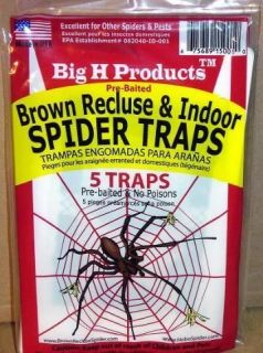 Brown Recluse Spider Trap Pheromone Hobo Wolf 5 Traps