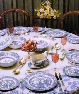 blue willow dinnerware in Blue Willow