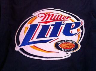 Miller Lite Delivery Jacket Beer Truck Drivers   Mens Large   Warm 