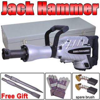 1500W Demolition Jack Hammer Electric Double Insulated Concrete 