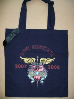 Bon Jovi Lost Highway Cloth Handbag NWT