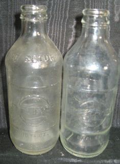 Vintage Pepsi No Bottles 10 oz.Refill Clear Glass Lot of 2