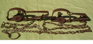 OLD ANIMAL TRAPS VICTOR ONEIDA Trappers Stamp TRAPPING NICE