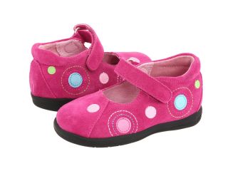 NWT Box Jumping Jack Kids Dottie Pink Suede Dot Velcro Maryjane Shoes 