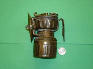 RAY Brass Carbide Cap Lamp w. Spade Mount