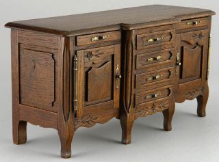05741: Miniature French Provincial Buffet c. 1900