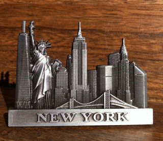SOUVENIR New York United States Metal 3D FRIDGE MAGNET 