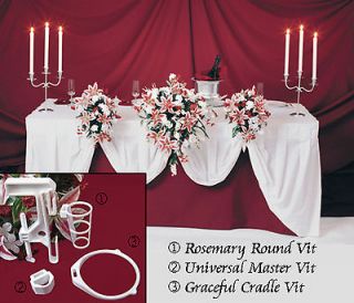 Bride Wedding Flower Bouquet Holder Reception Table Display Clamp 