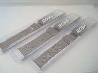New   Rowi Watch Strap   Top Quality   Stainless Steel Mesh   To Fit 