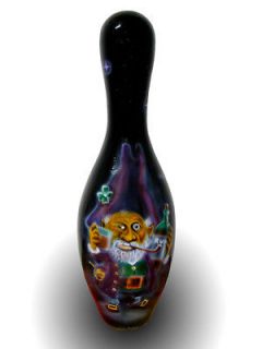 Old Pirate   Bowling pin airbrushed custom painting 15” collection