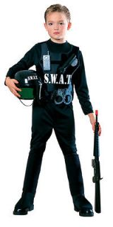 Boys Child Young American Heroes SWAT TEAM Cop Costume