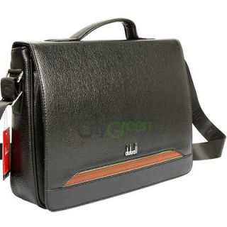   Leather Shoulder Messenger Briefcase Bag Black #034 US High Quality
