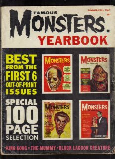 FAMOUS MONSTERS OF FILMLAND 1962 YEARBOOK G (KING KONG/THE MUMMY 