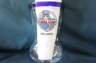 Bubba Gump Shrimp Collectors Hurricane Glass Orlando