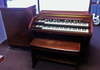   Pre 1947 Hammond CV Tonewheel Drawbar Organ w Leslie 21H Speaker B3 C3