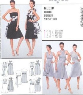 Burda Infinite Dress Sewing Pattern 7352 Size 6 8 10 12 14 16 18 G8 4 