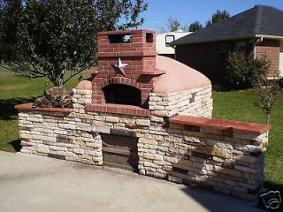 Brick Oven Plans Outdoor Cooking Pizza Patio Party Ribs Brisket Smoke