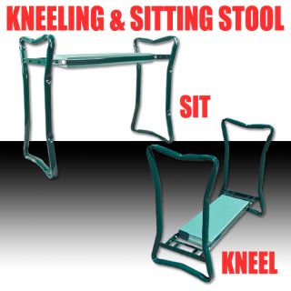Portable Folding Garden Kneeling Sitting Knee Stool Chair Gardening 