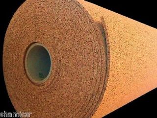   Thick CORK ROLL   tile bulletin board panel acoustic sheet wall