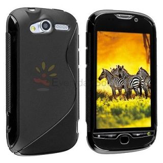   TPU S Line Rubber Skin Case Cover for T Mobile HTC Mytouch 4G Phone