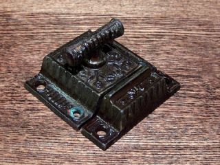 Cabinet catch jelly cupboard latch decorated T knob old antique new 